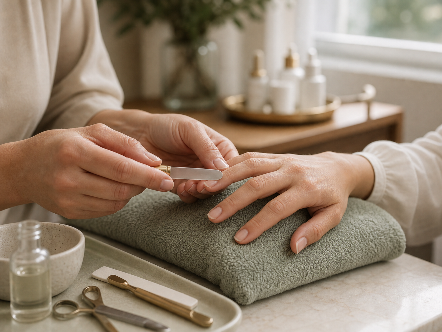 Maniküre und Nagelpflege für gesunde Naturnägel bei Apenberg Kosmetik in Göttingen